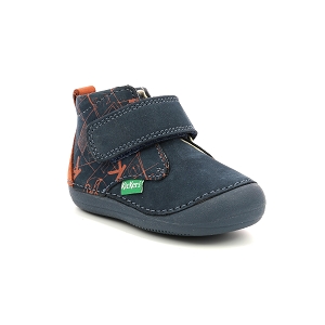 Kickers SABIO - Chaussures premiers pas - kaki/vert 