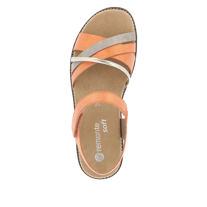 Remonte nu pieds sandales d2058 orange1062701_5