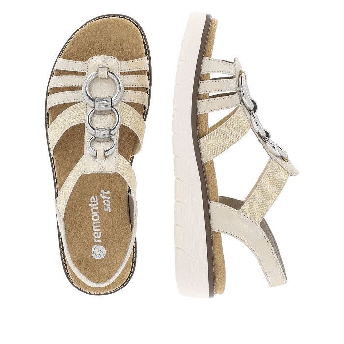 Remonte nu pieds sandales d2073 beige1063301_3