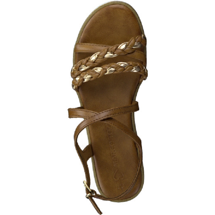 Marco tozzi nu pieds sandales 28608 20 cognac4001601_5