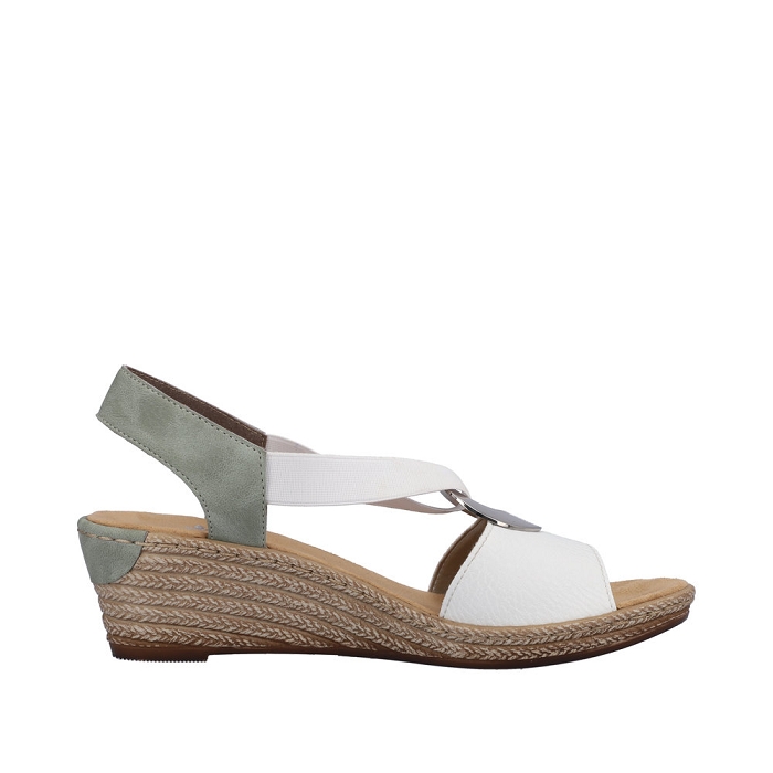 Rieker nu pieds sandales 624h6 blanc4027401_2