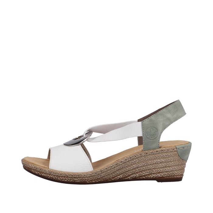 Rieker nu pieds sandales 624h6 blanc4027401_3