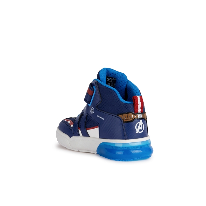 Geox baskets et sneakers j369yc marine multicouleurs4067301_3