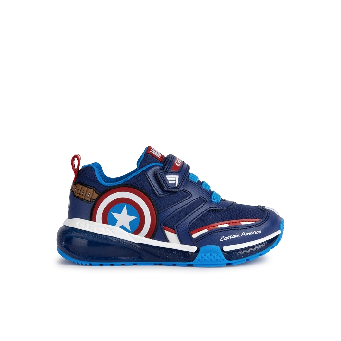 Geox baskets et sneakers j36fec marine multicouleurs4067401_2