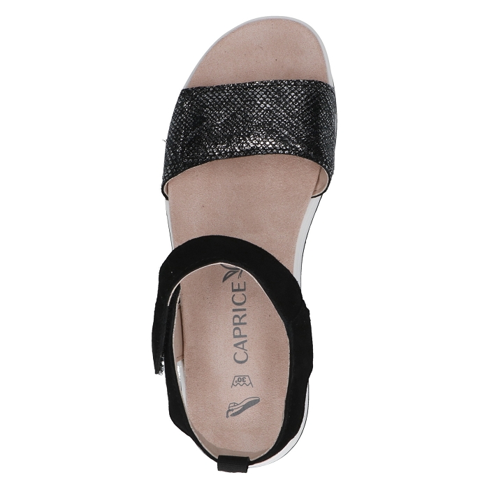 Caprice nu pieds sandales 28702 42 noir5036501_5