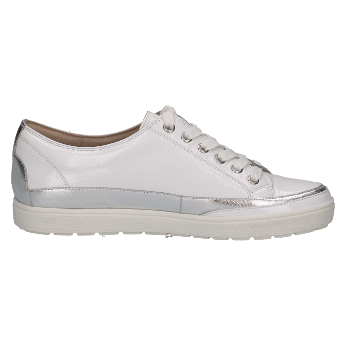 Caprice chaussures a lacets 23654 42 blanc argent5082501_3