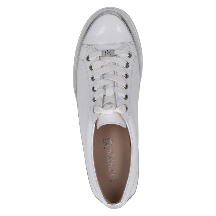 Caprice chaussures a lacets 23654 42 blanc argent5082501_5