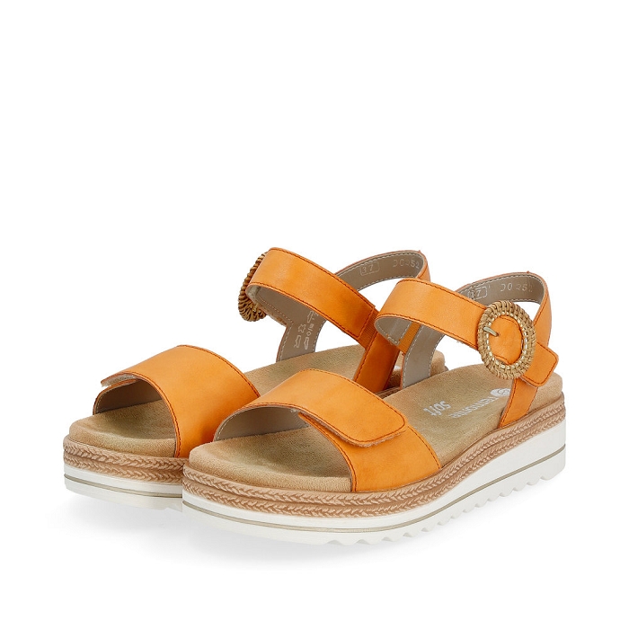 Remonte nu pieds sandales d0q52 60 orange5114201_5