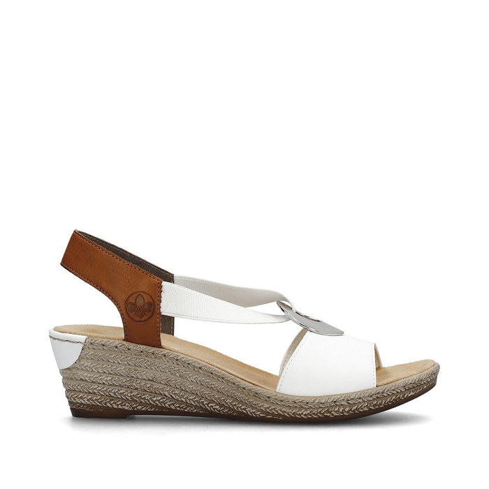 Rieker nu pieds sandales 624h6 blanc5115001_4