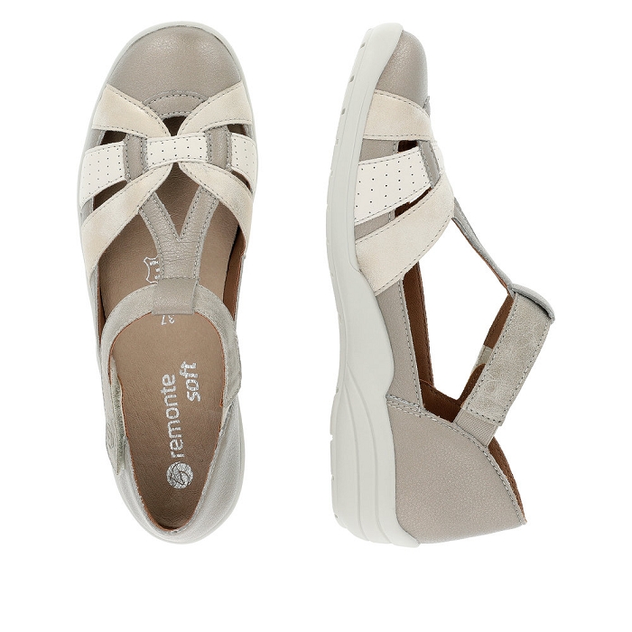 Remonte ballerines r7601 beige or5115701_2