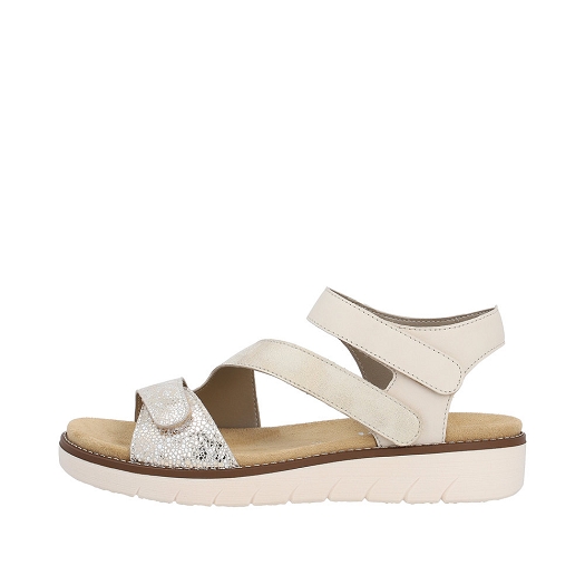 Remonte nu pieds sandales d2050 beige or5116301_3