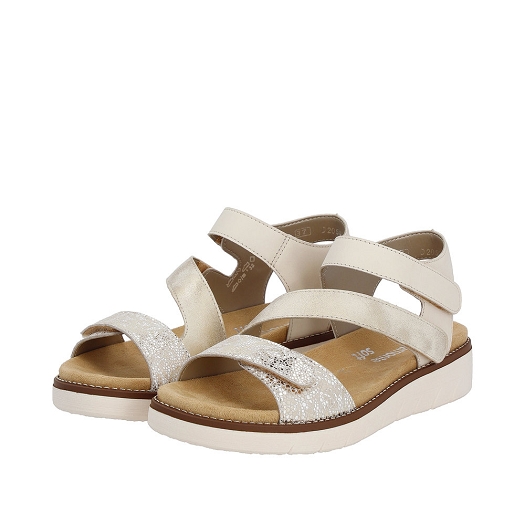 Remonte nu pieds sandales d2050 beige or5116301_5