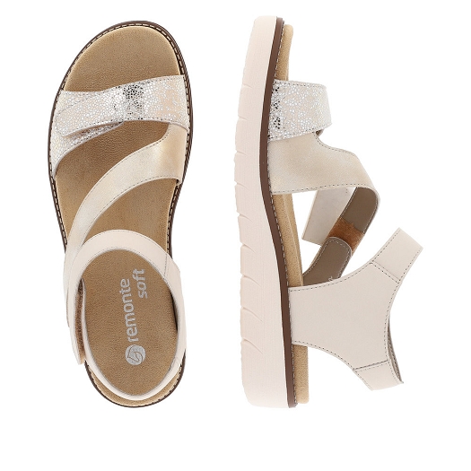 Remonte nu pieds sandales d2050 beige or5116301_6