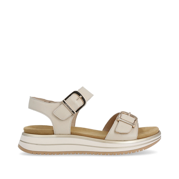 Remonte nu pieds sandales d1j51 beige5117701_3