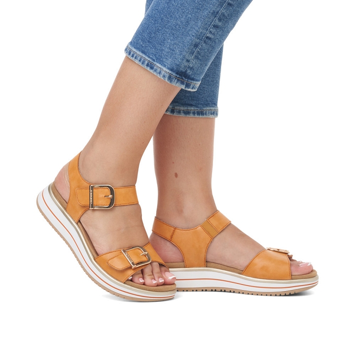 Remonte nu pieds sandales d1j51 orange5117801_6