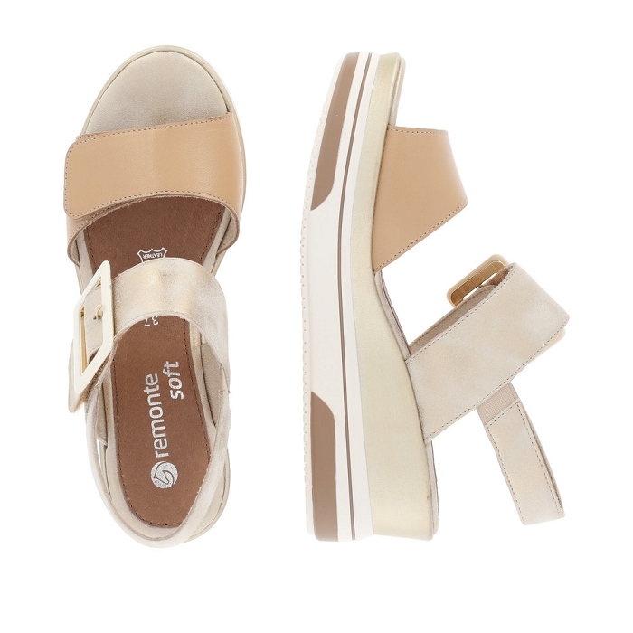 Remonte nu pieds sandales d1p50 beige5117901_2