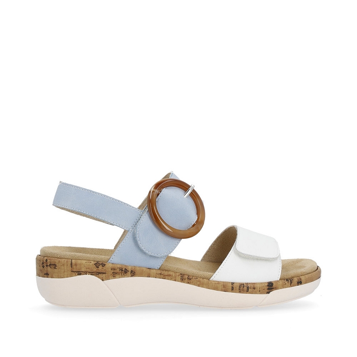 Remonte nu pieds sandales r6853 blanc bleu5118201_4