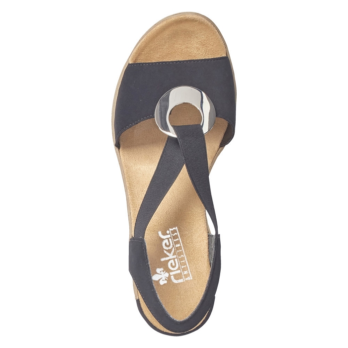 Rieker nu pieds sandales 624h6 noir9022001_3