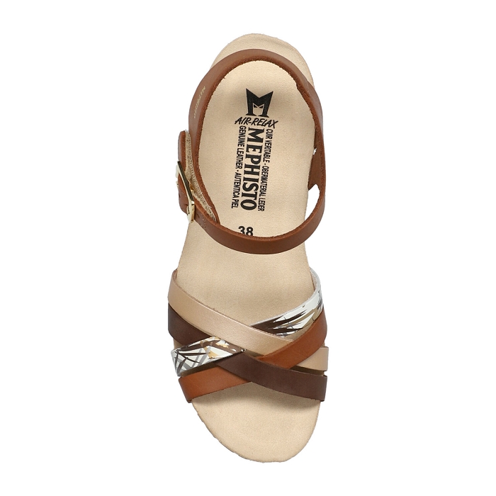 Mephisto nu pieds sandales lanny camel9437501_3